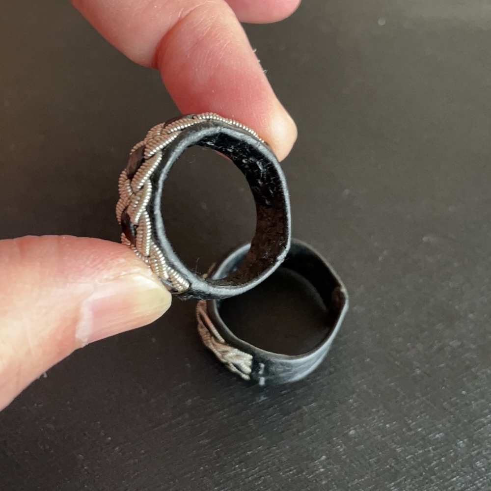 Maria Rudman Leather Rings - Picture 3 of 6